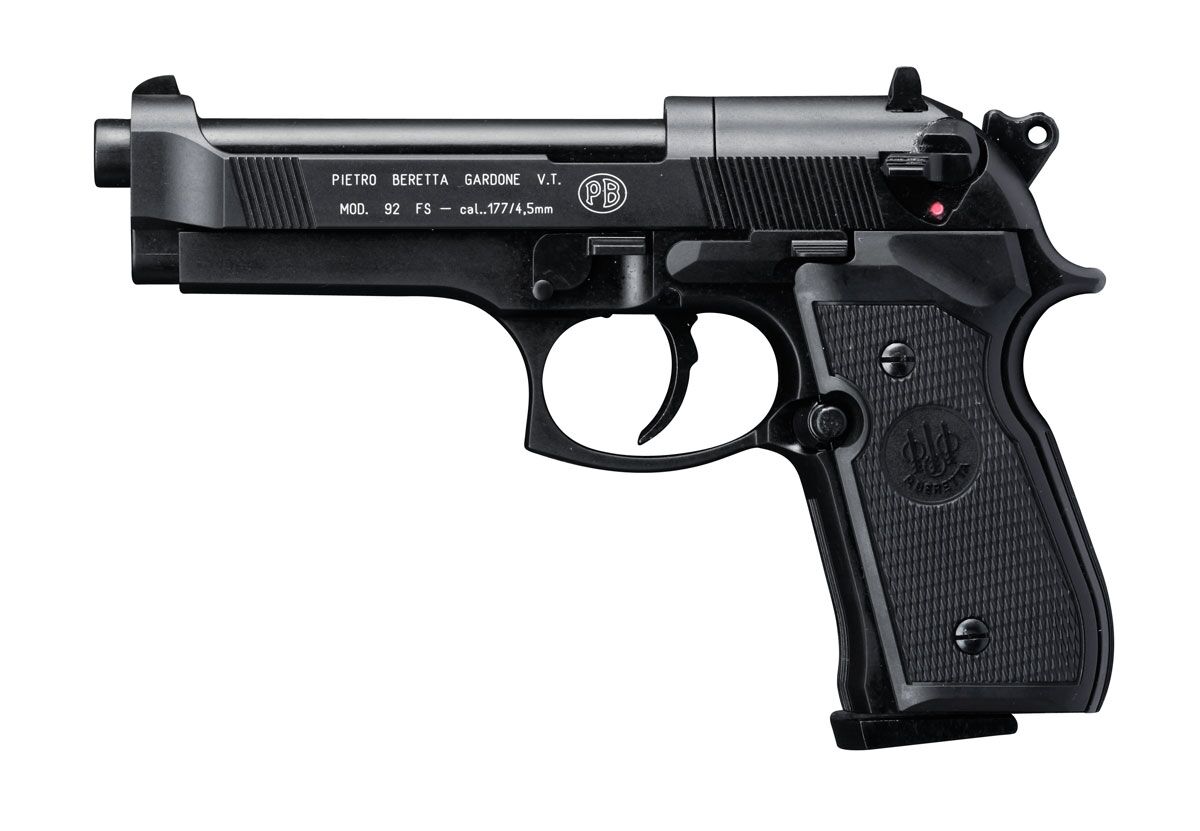 Kolsyredriven Luftpistol Beretta M92FS Svart Plastgrepp