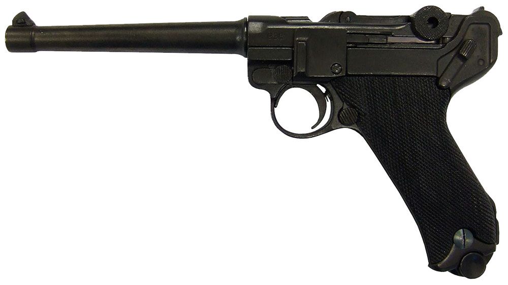 Replika Pistole Parabellum 1908 (P.08) - Lång