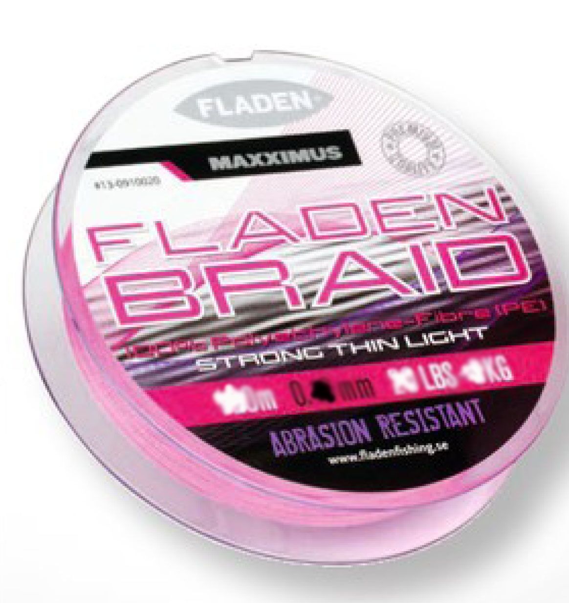 Maxximus PINK PE braid - flätlina 250m 0.28mm
