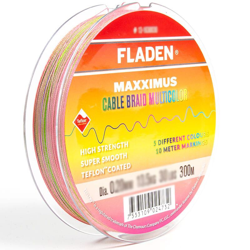 Flätlina Maxximus Cable Braid Multicolor 0.20mm - 300meter