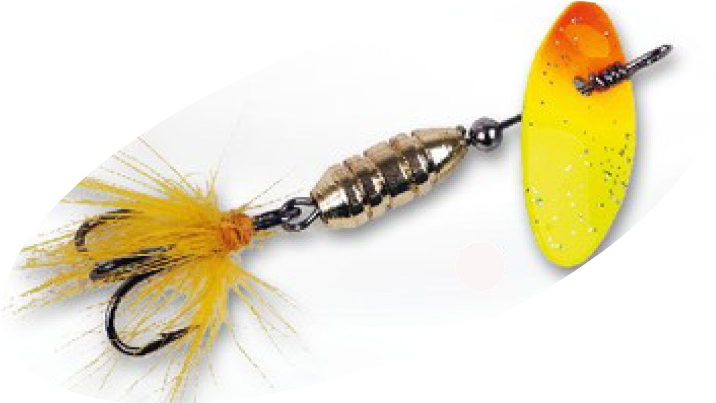 Spinnare Maxximus norpan - 6.5g guld/lime/röd