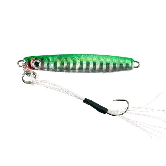 Rockbuddy Micro Shore Jig - 58mm 10G Grön/Silver