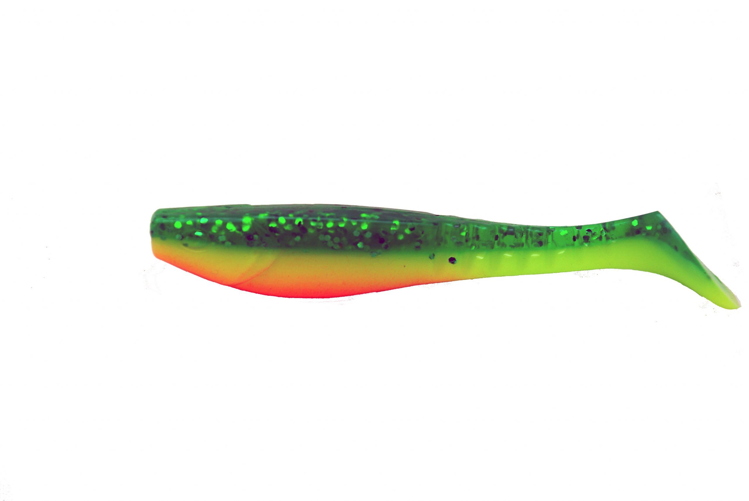 Jigg-bar Fladen Minnow Shad 10cm Gul / Grön / Orange