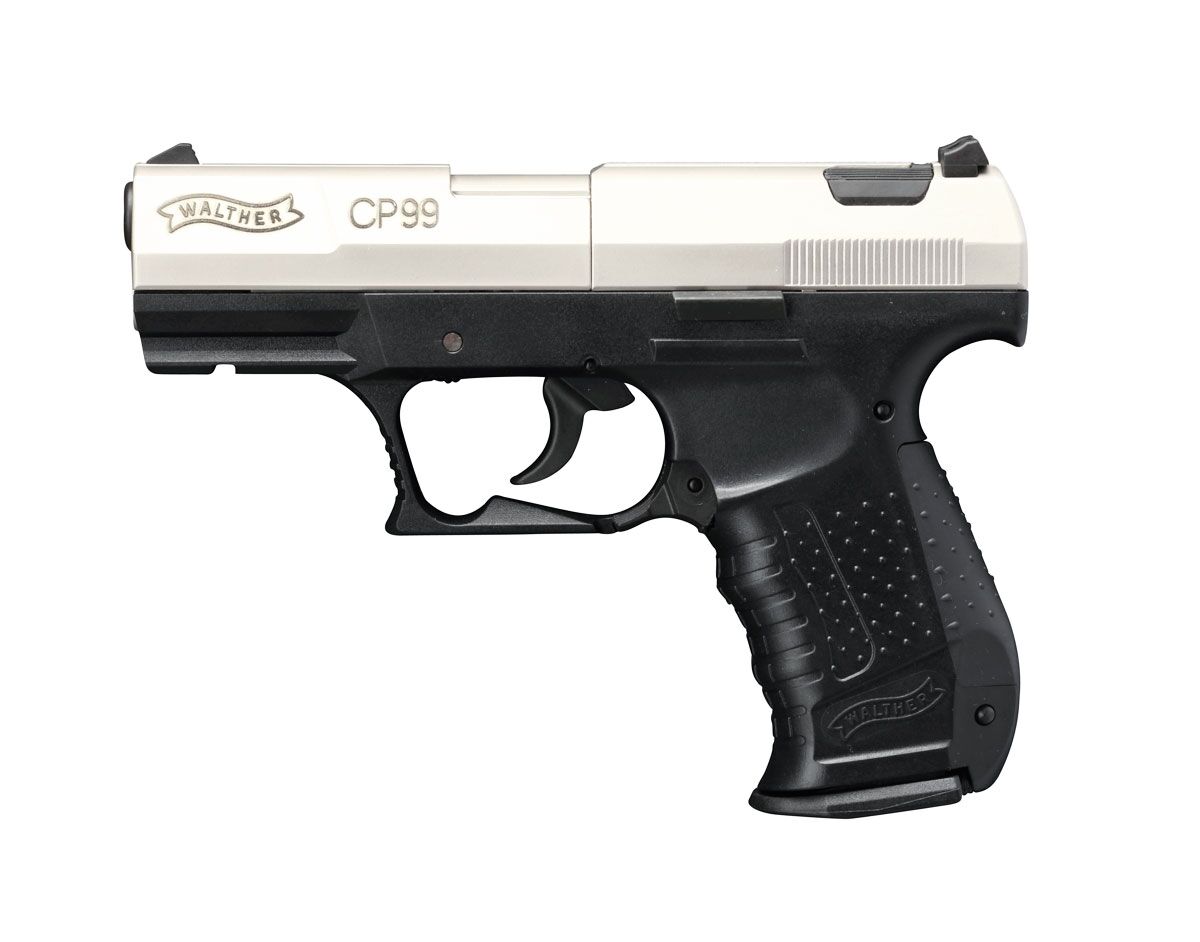 Kolsyredriven Luftpistol Walther CP99 Silver