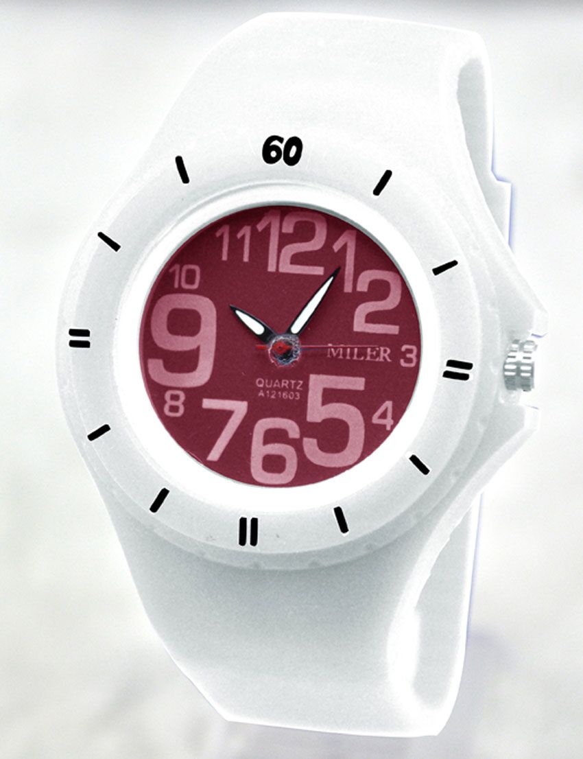 Analogt Armbandsur White Fashion