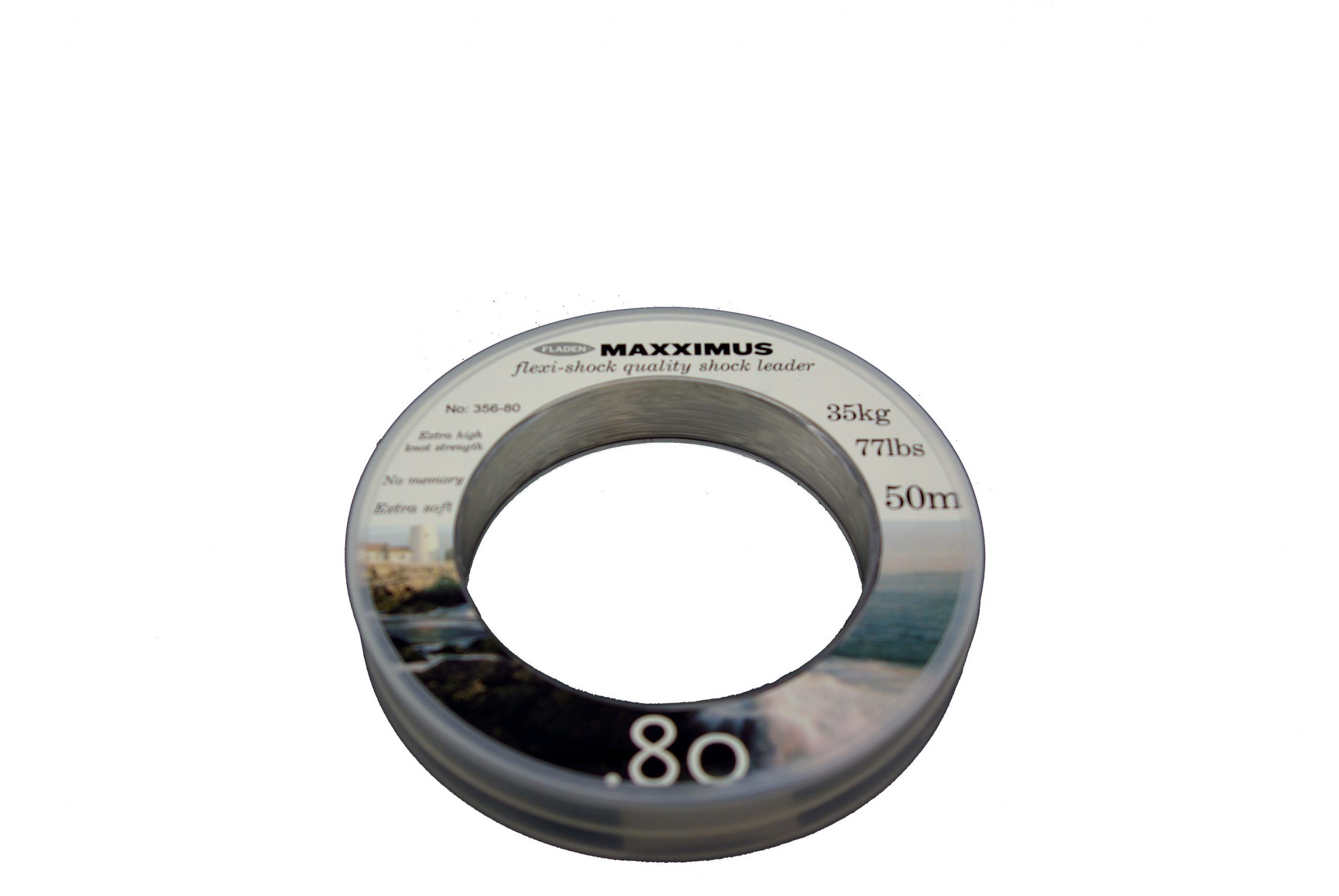 Maxximus Flexi-shock Flourcarbonlina - 50m 0.80mm 77.2lbs/35kg