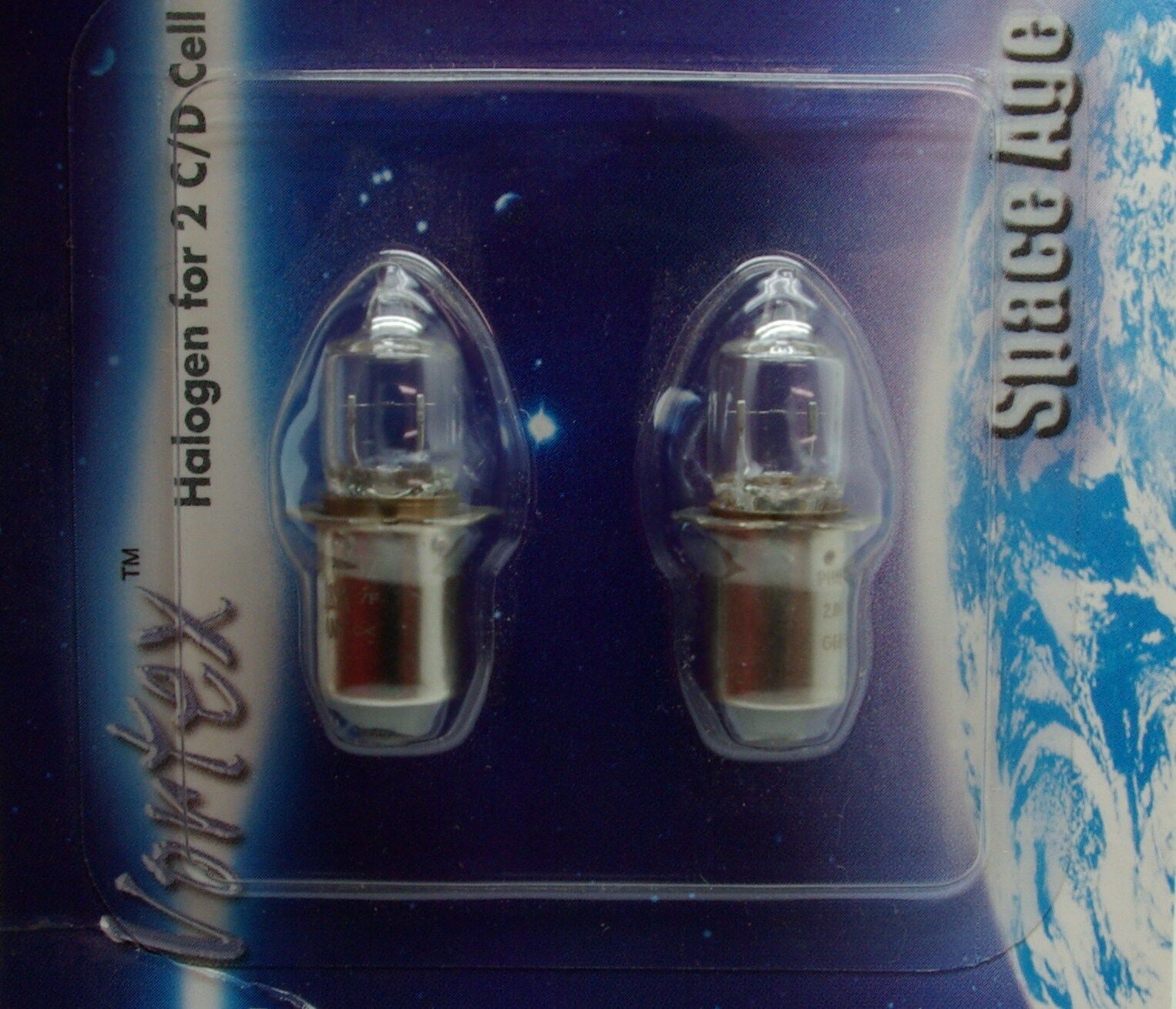 Halogen reservlampa 2-pack till 2 C/D