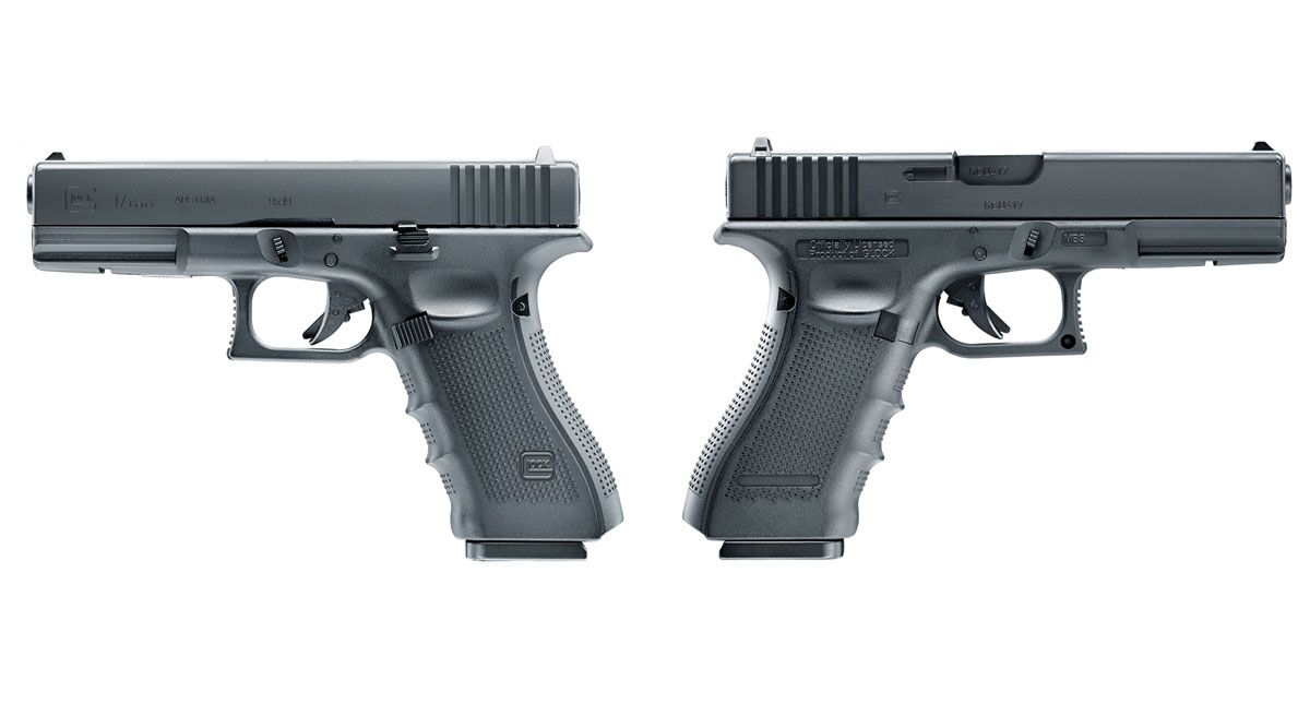 Co2-driven luftpistol Glock 17 GEN4 med blowback!