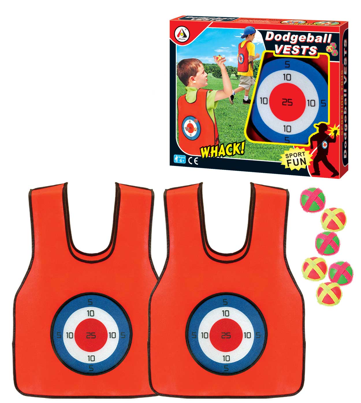 Dodgeball - kanonroligt spel med västar för alla åldrar!