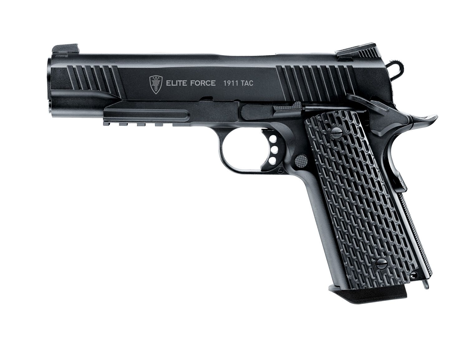 Kolsyredriven Airsoftpistol Elite Force 1911 TAC - Blowback