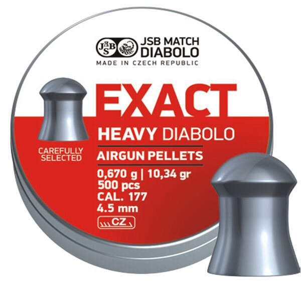 JSB Exact Heavy 4,52mm 500st/ask