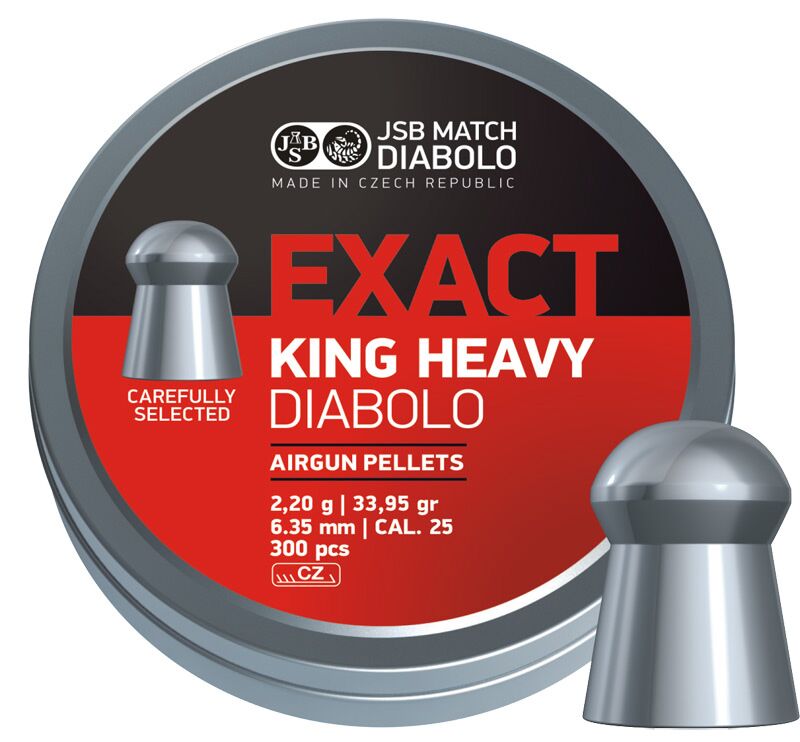 JSB Exact King.25 Heavy kal. 6,35mm 300st/ask