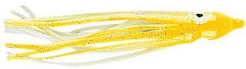 Bläckfiskar 12cm 3st Gul/Vit