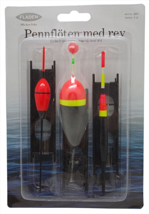 Flöte med vinda & rev 3-pack.